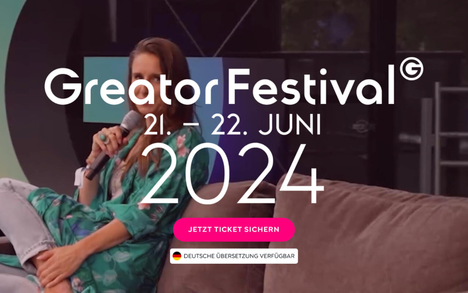 Greator Festival 2024 ⭐️ Tickets kaufen • Programm